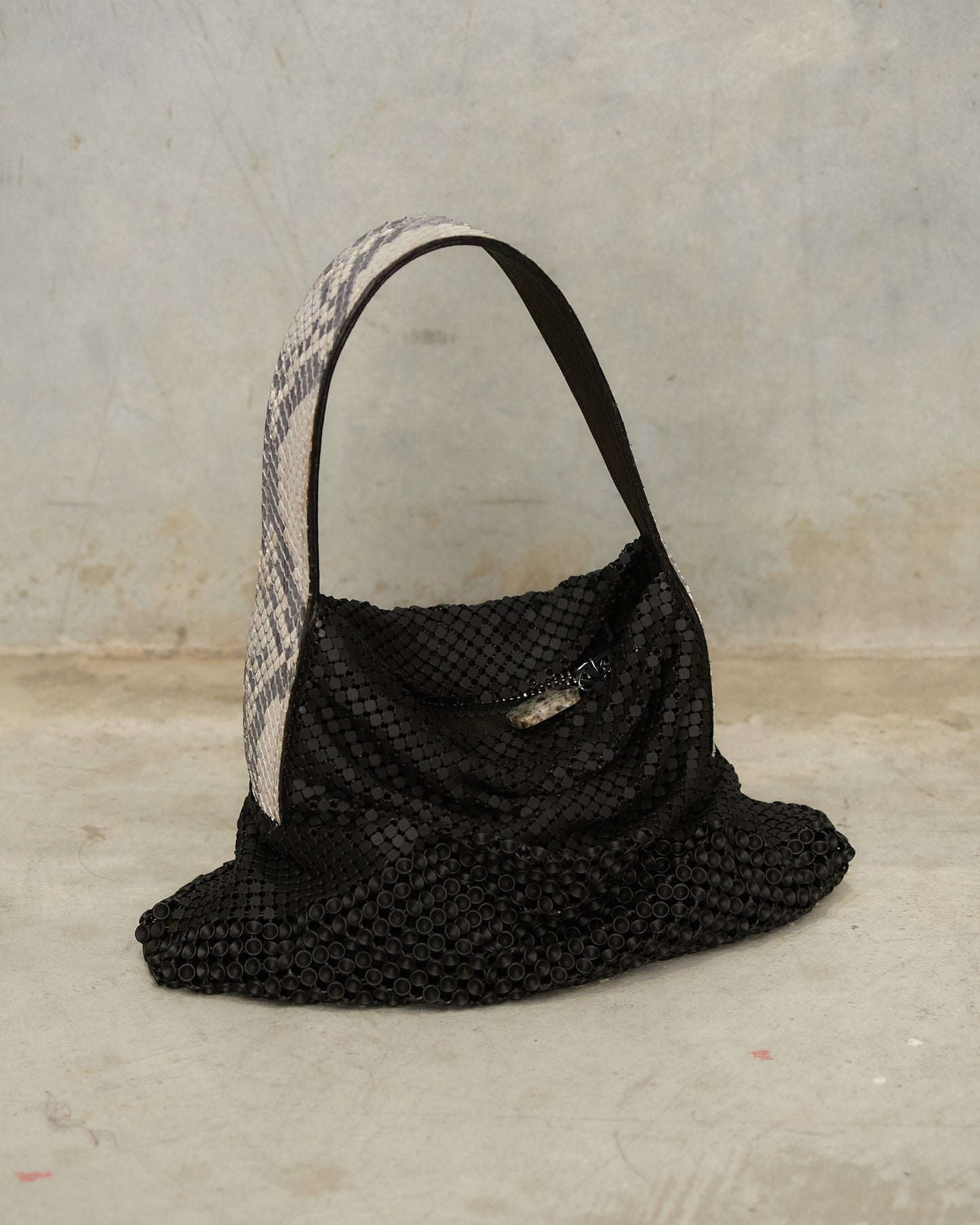 Matte Black Vittoria Handbag