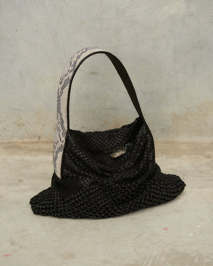 Matte Black Vittoria Handbag