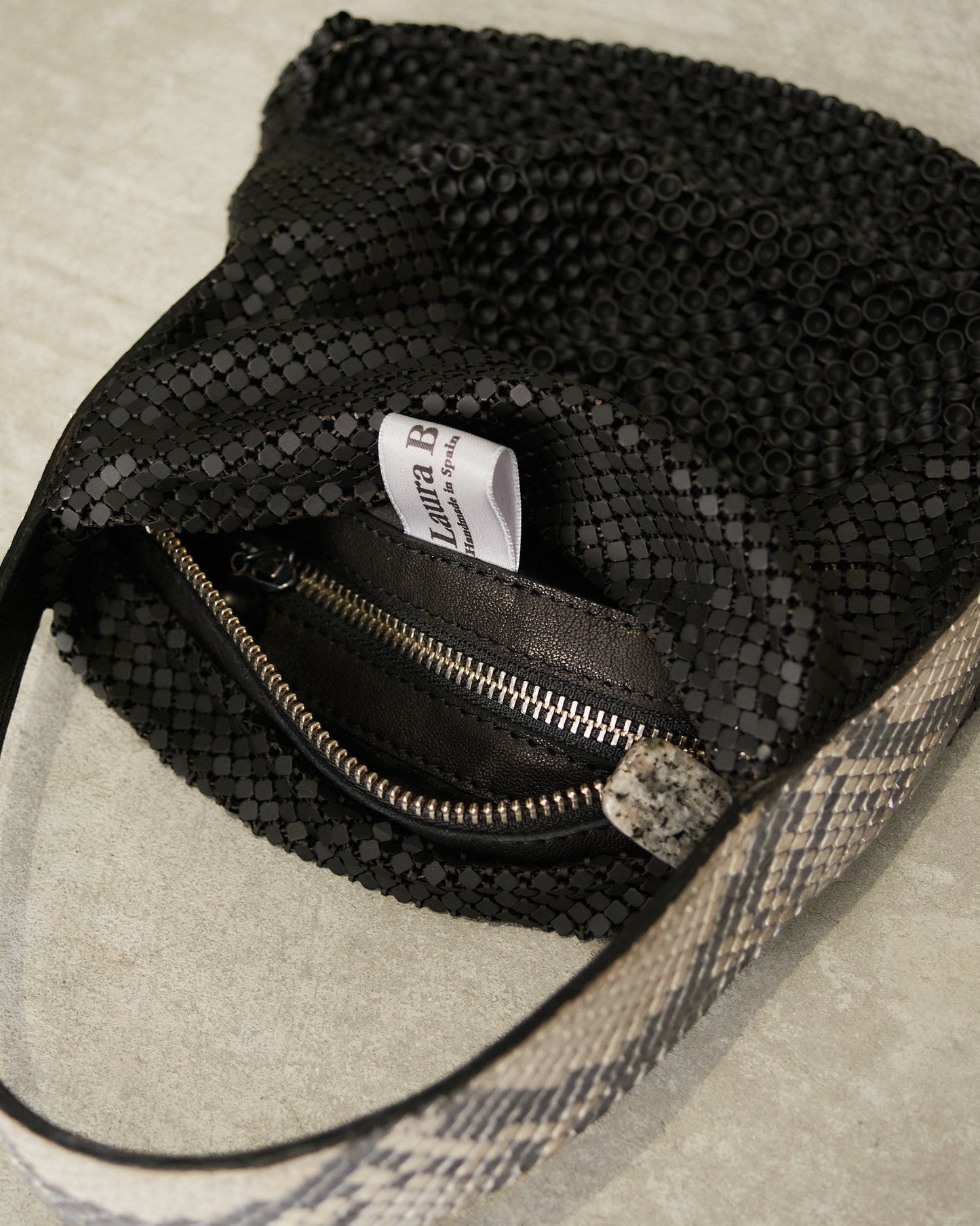 Matte Black Vittoria Handbag