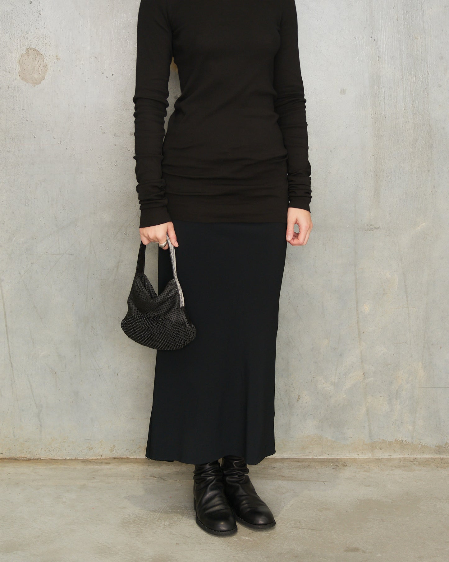 Matte Black Vittoria Handbag