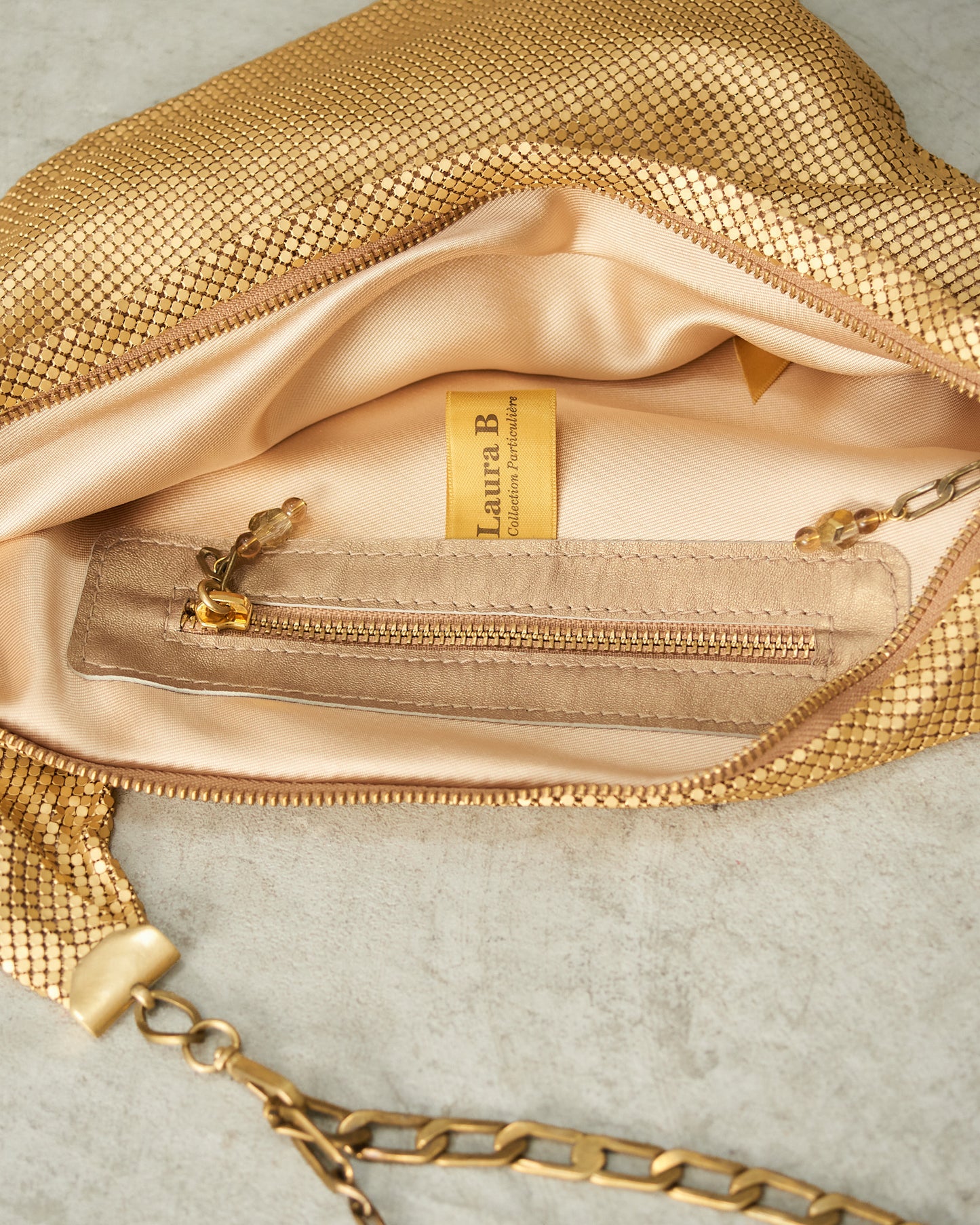 Matte Gold Leela Hug Bag