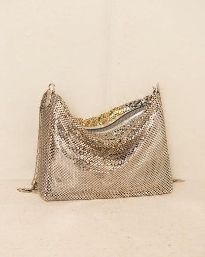 Silver and Gold Micki Box Party Bag