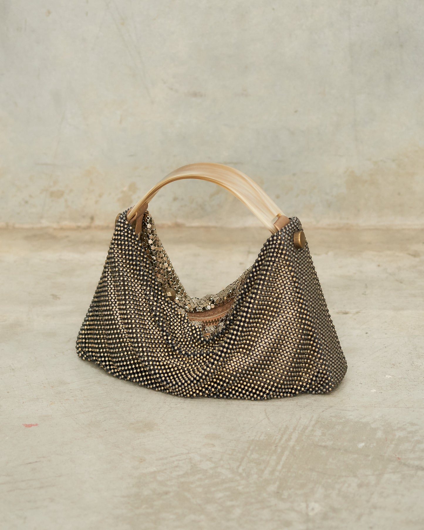 Silver Lavinia Box Handbag