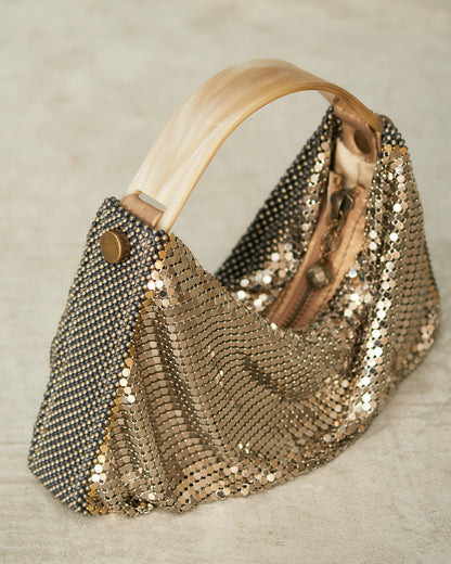 Silver Lavinia Box Handbag