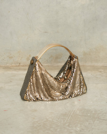 Silver Lavinia Box Handbag