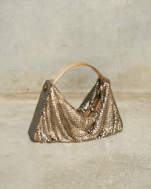 Silver Lavinia Box Handbag