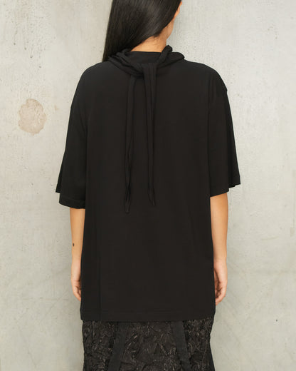 Black Foulard T-Shirt