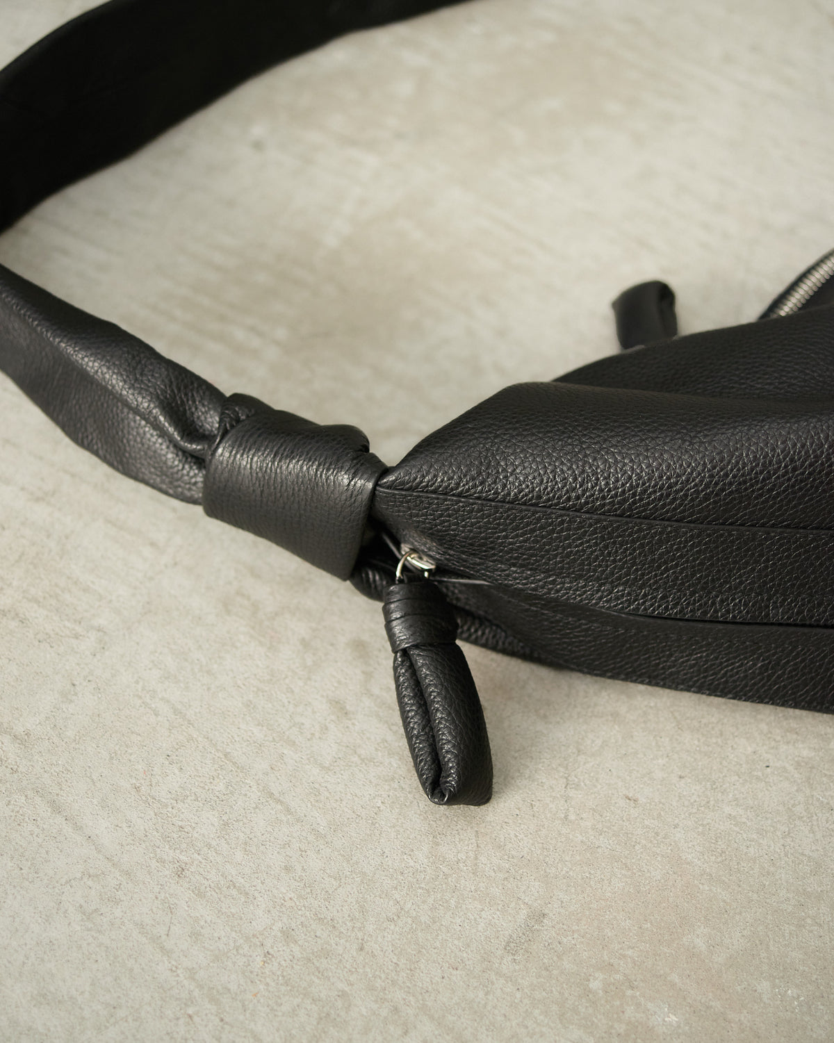 Black Large Croissant Bag
