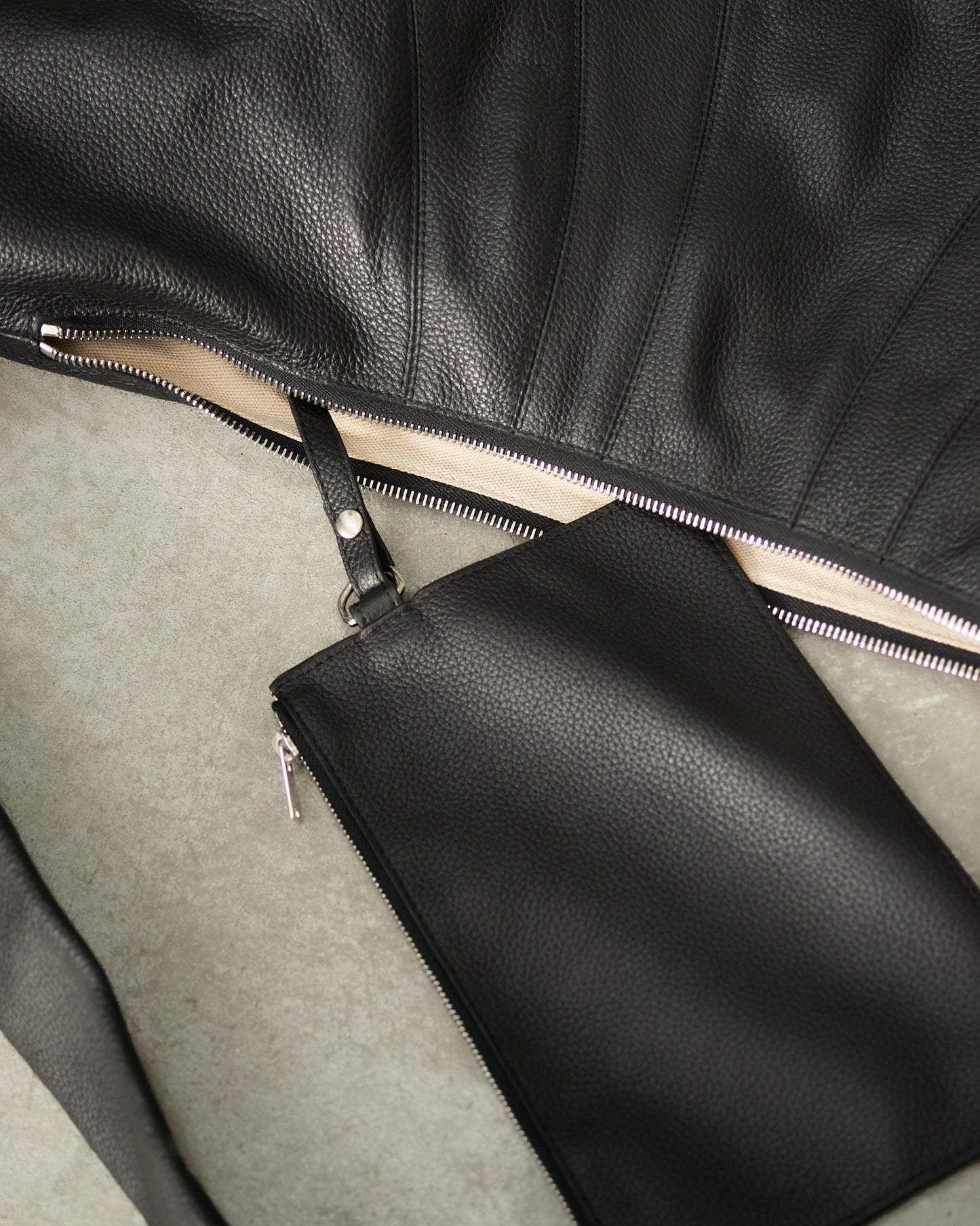 Black Large Croissant Bag