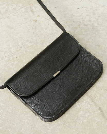 Black Soft Tab Wallet Bag