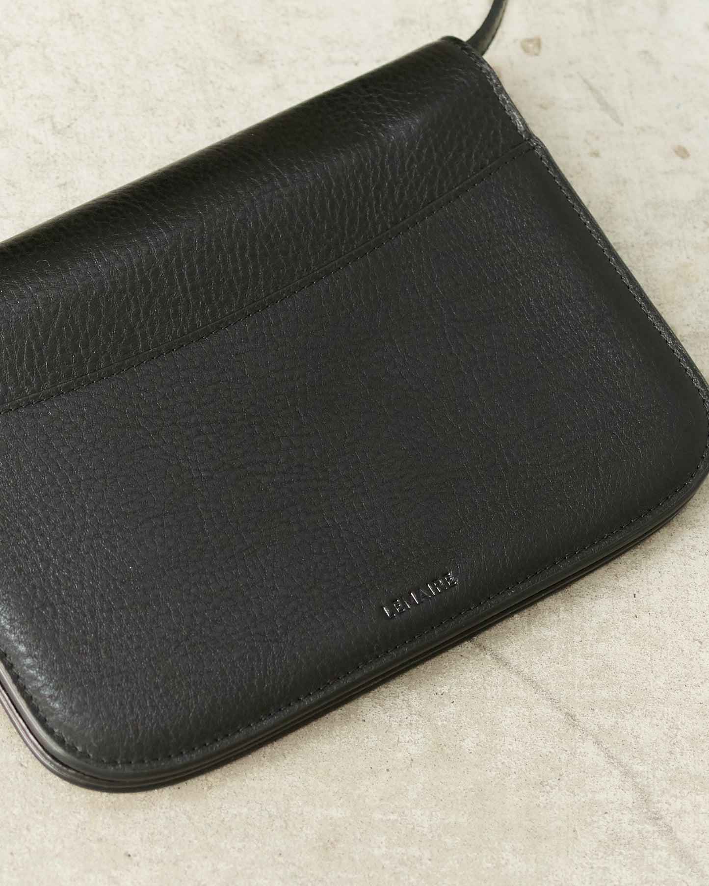 Black Soft Tab Wallet Bag