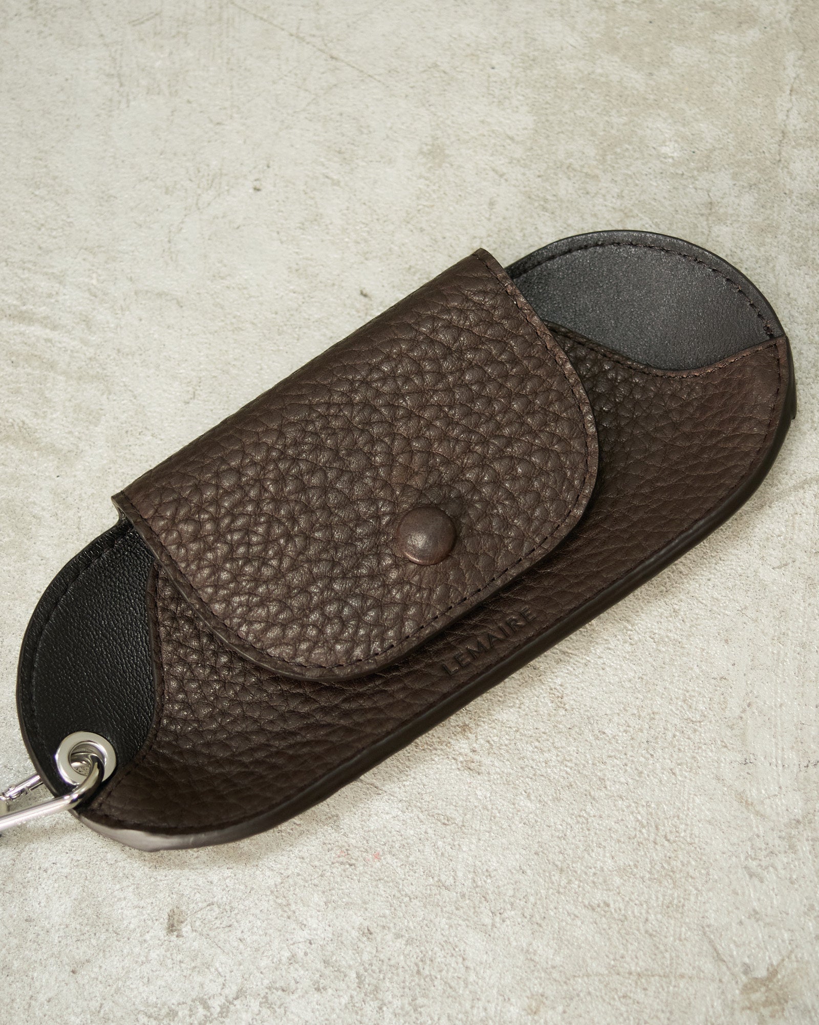 Lemaire Dark Chocolate Glasses Holder Brown SL0085 - DILETTANTE