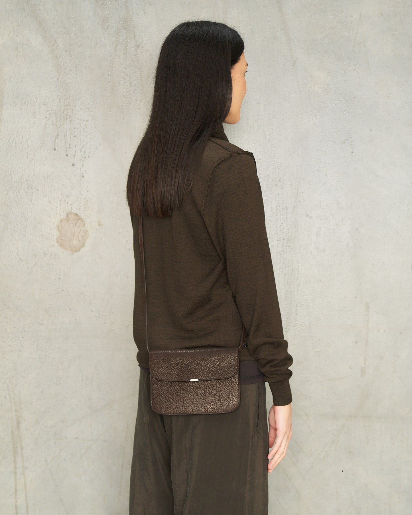 Dark Chocolate Soft Tab Wallet Bag