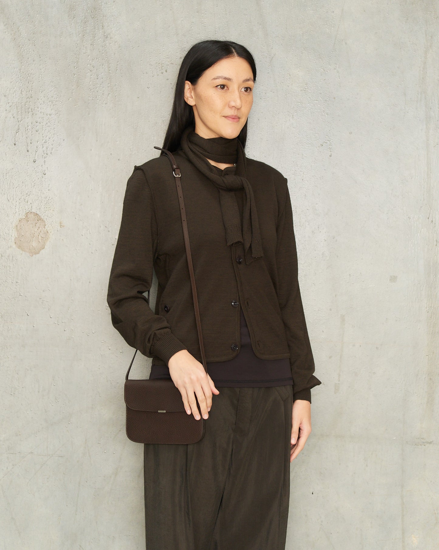 Dark Chocolate Soft Tab Wallet Bag