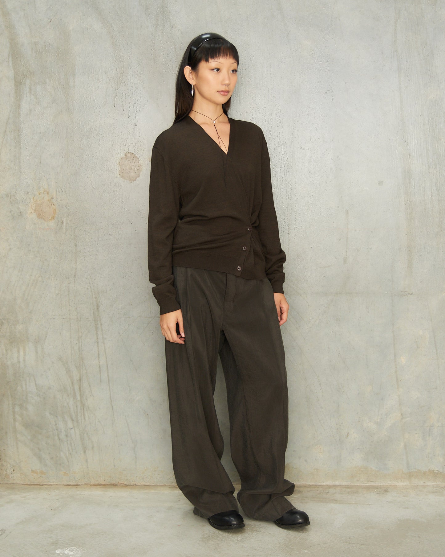 Dark Cacao Twisted Jumper