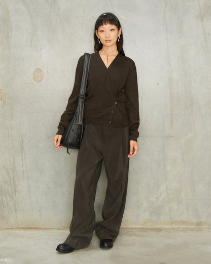 Dark Cacao Twisted Jumper