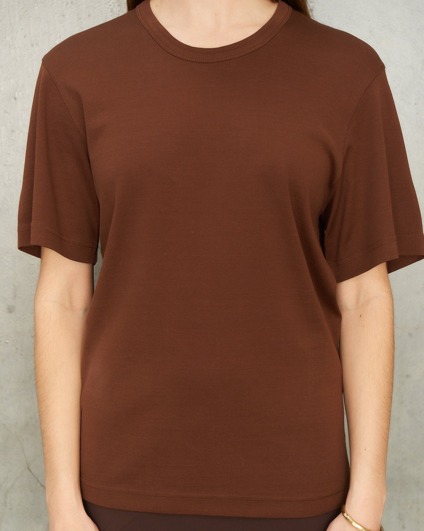 Brunette Ribbed T-Shirt