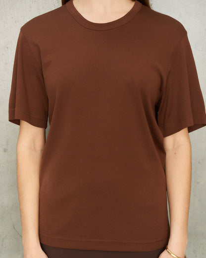 Brunette Ribbed T-Shirt
