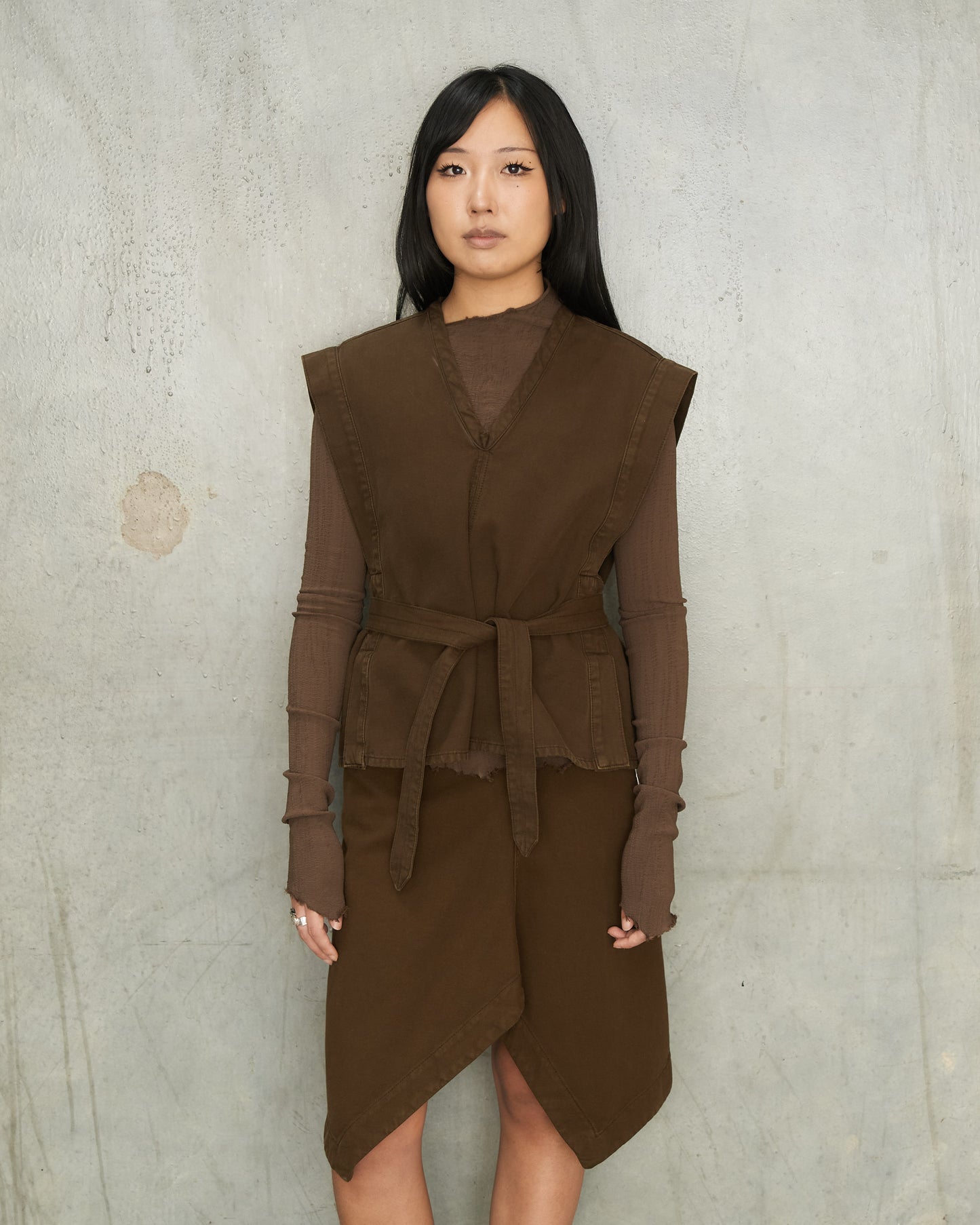 Cacao Chasuble Tie Top