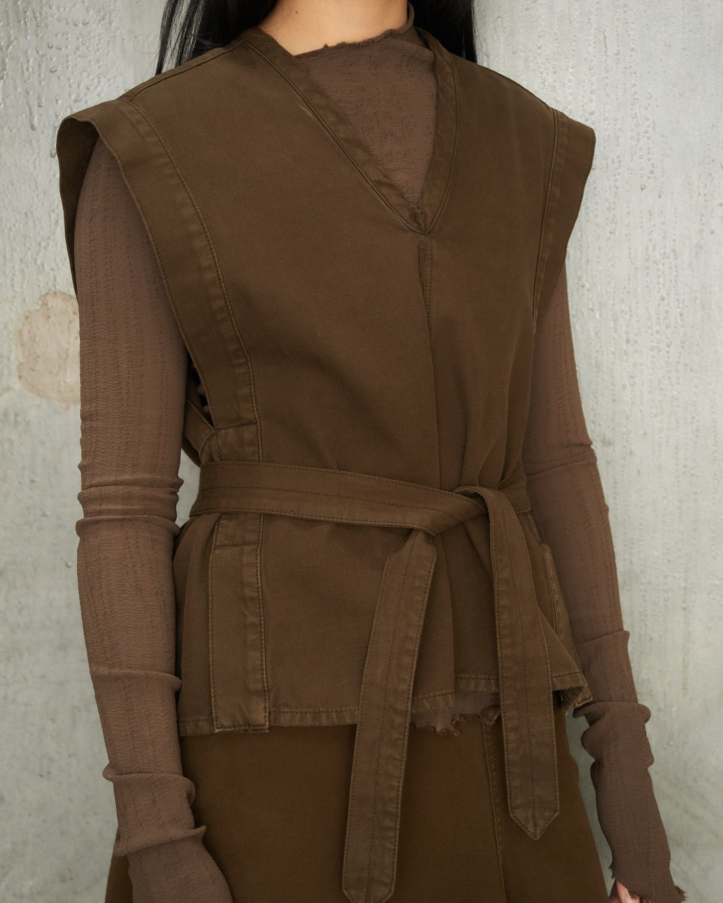 Cacao Chasuble Tie Top