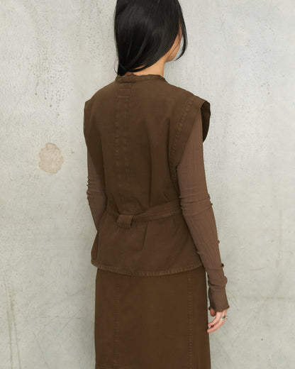 Cacao Chasuble Tie Top