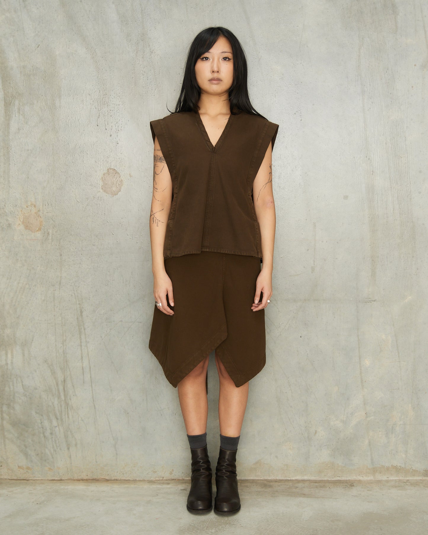 Cacao Chasuble Tie Top
