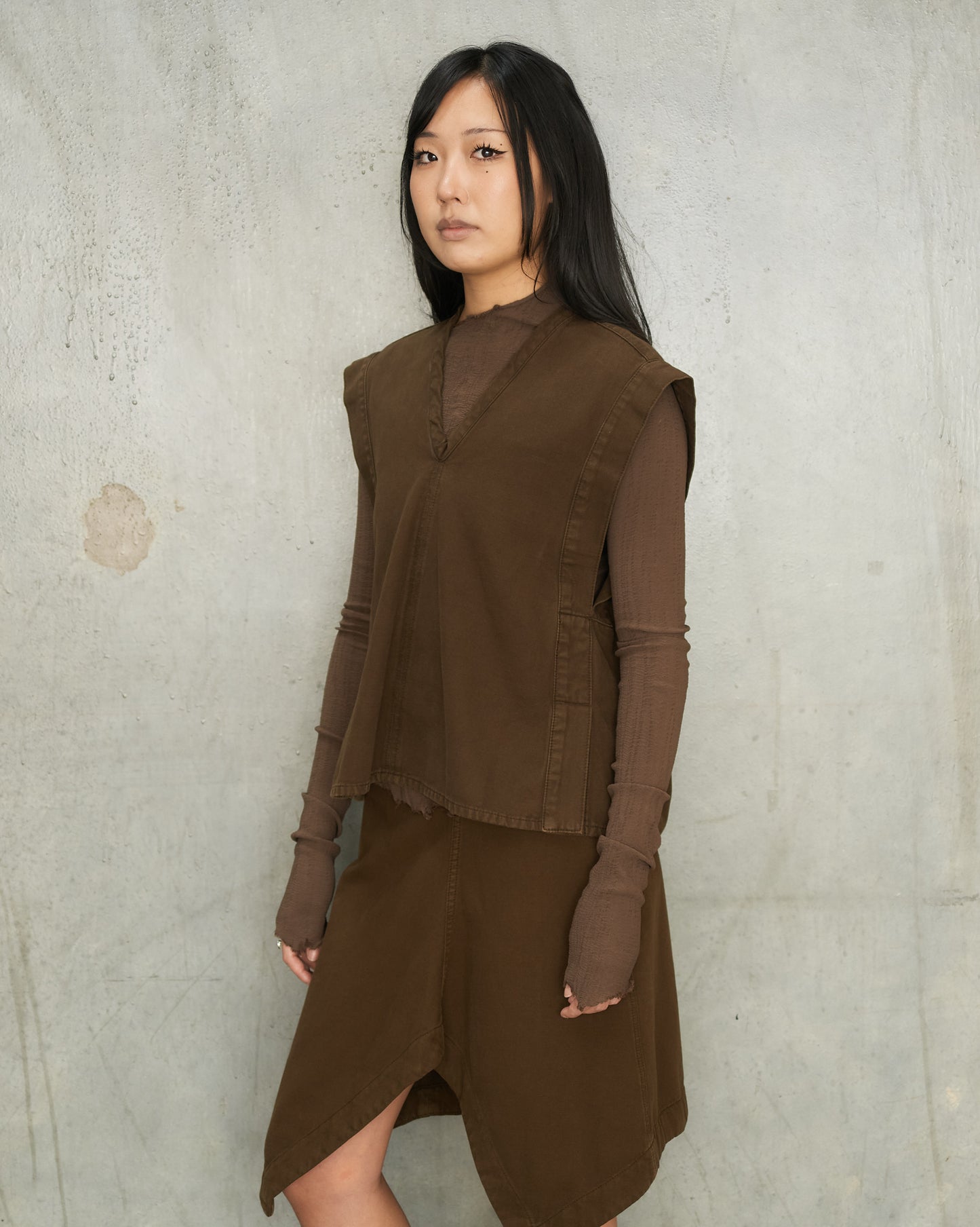 Cacao Chasuble Tie Top