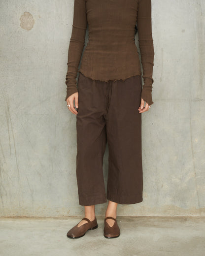 Dark Brown Glove Ballerina