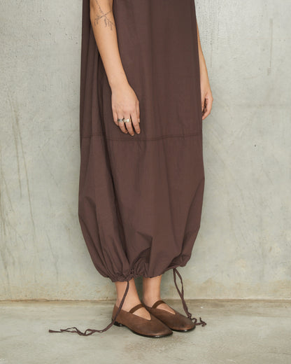 Dark Brown Glove Ballerina