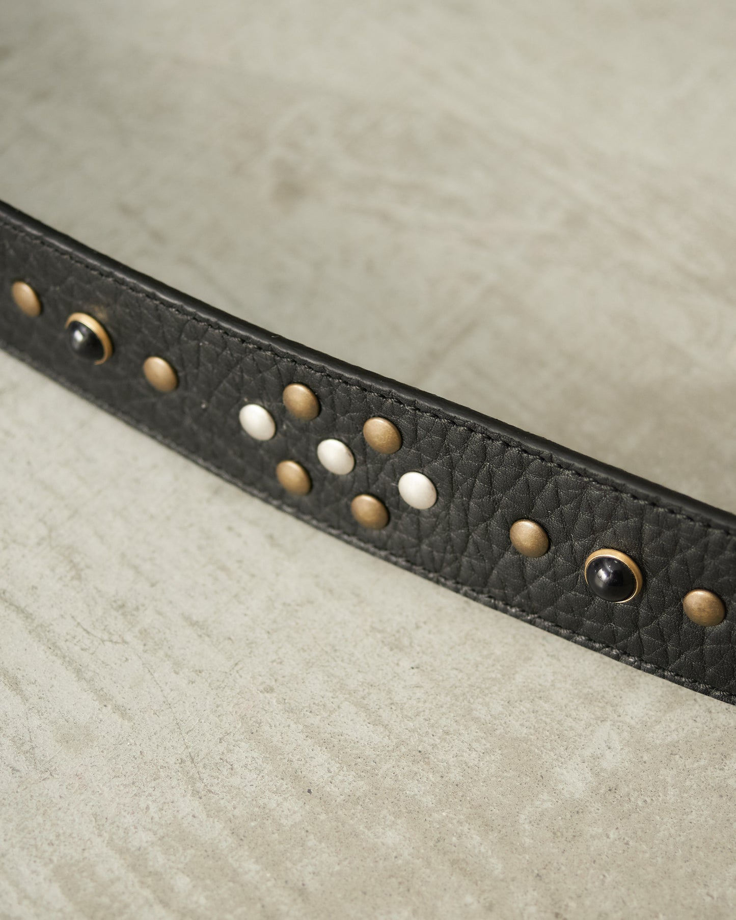 Dark Chocolate Studs Medium Croissant Bag