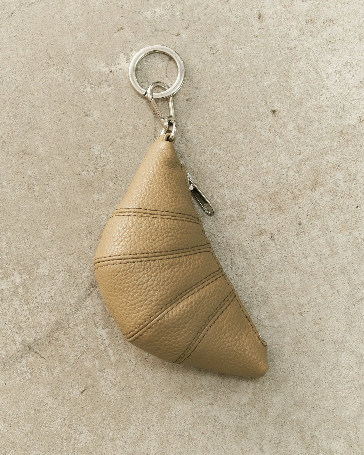 Lemaire Dusty Khaki Croissant Keyring Green SL0082 - DILETTANTE 