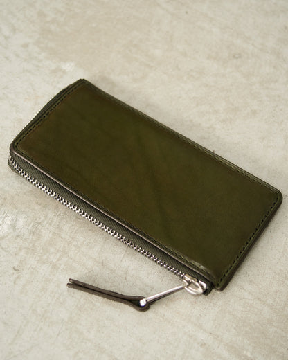 Peat Green Patina Wallet