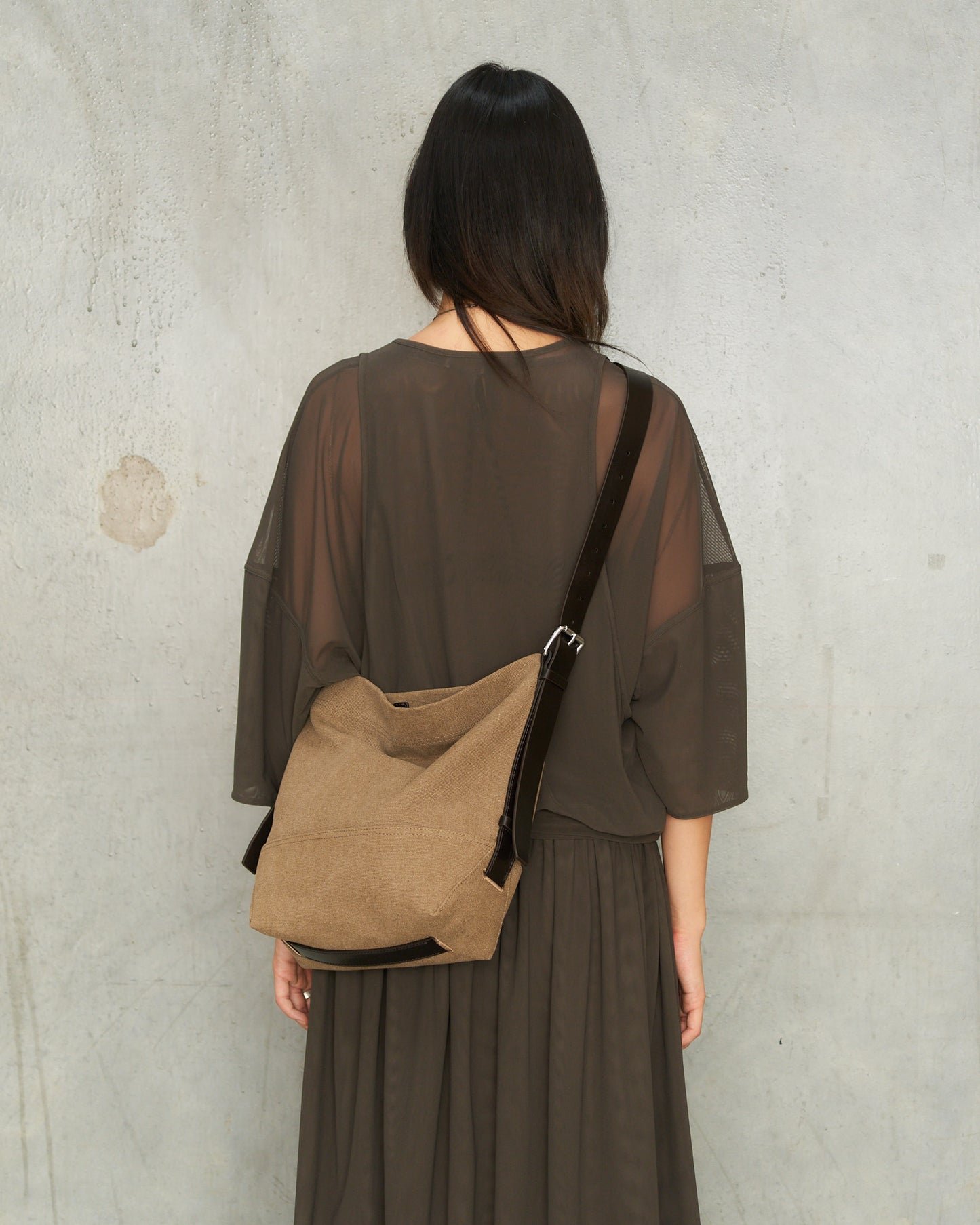 Sisal Small Belted Tote