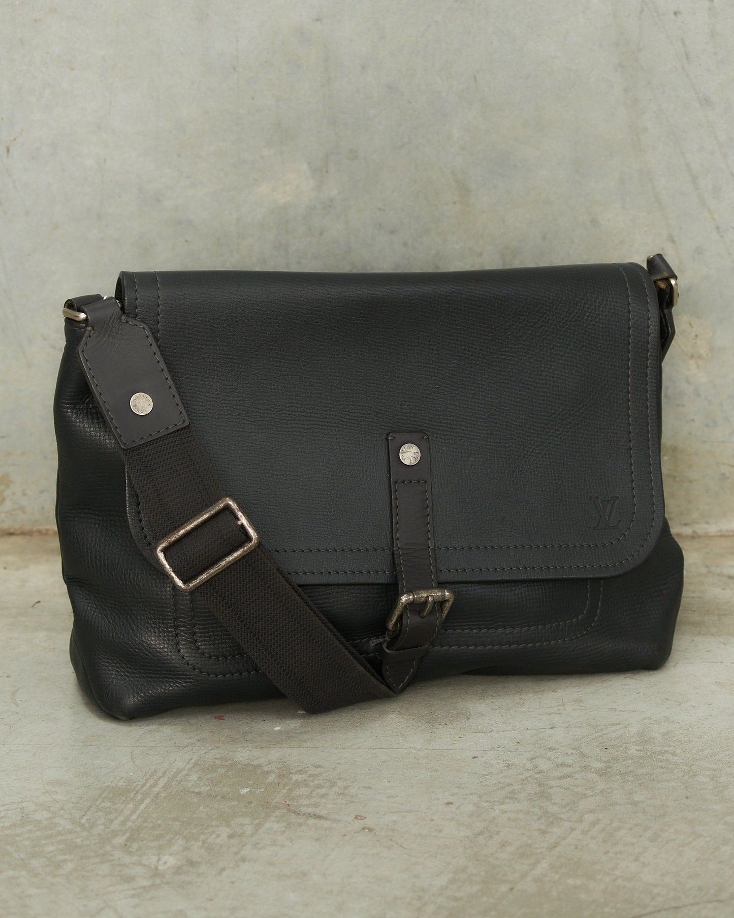 Louis Vuitton Black Messenger Bag