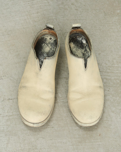 MA+ Cream Painted Mules
