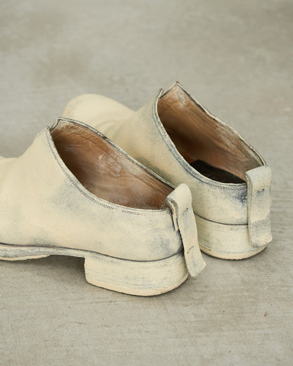 MA+ Cream Painted Mules