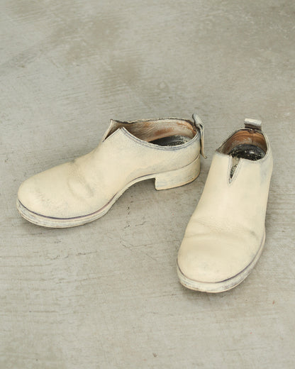 MA+ Cream Painted Mules