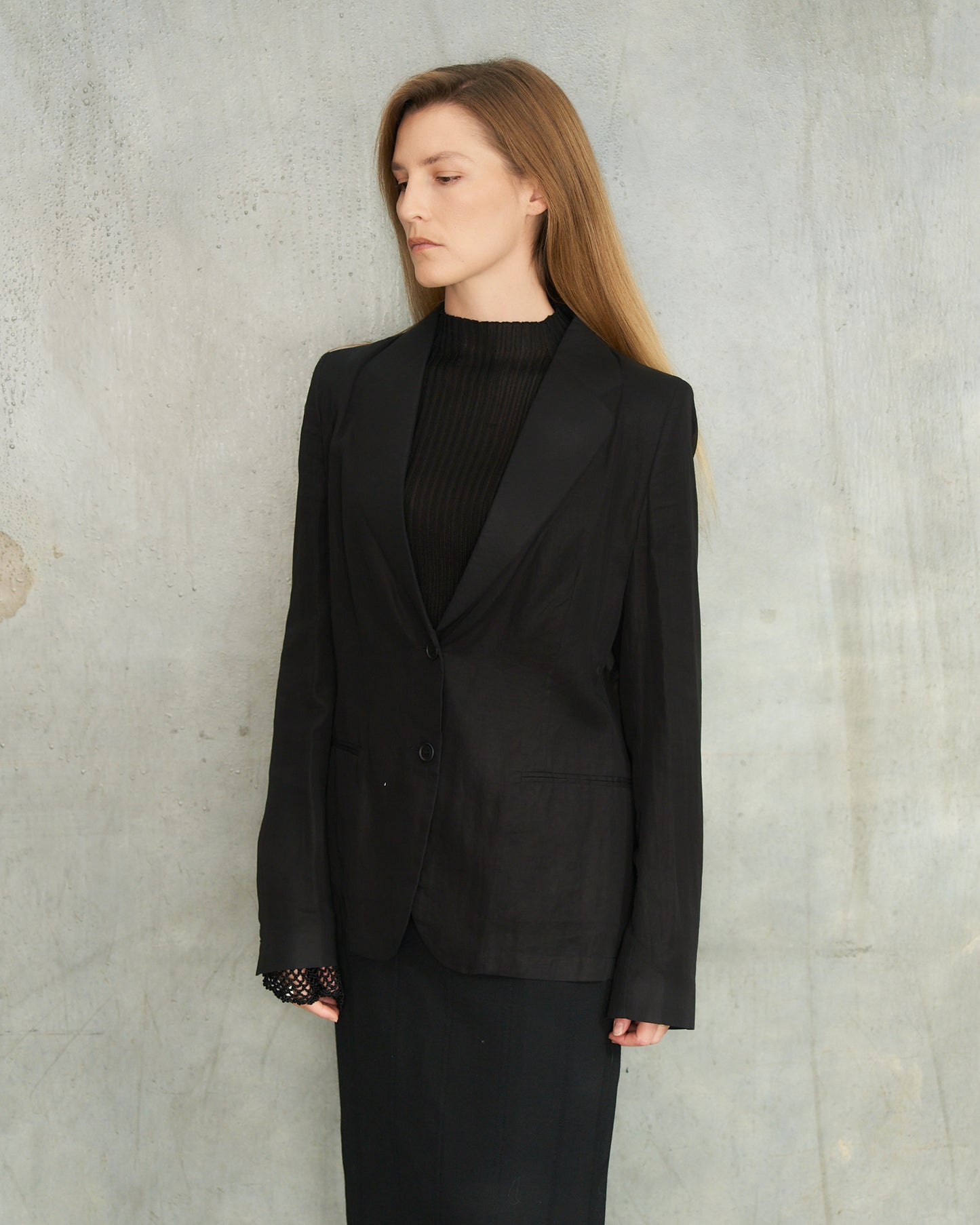 Maison Margiela Black Layered Blazer