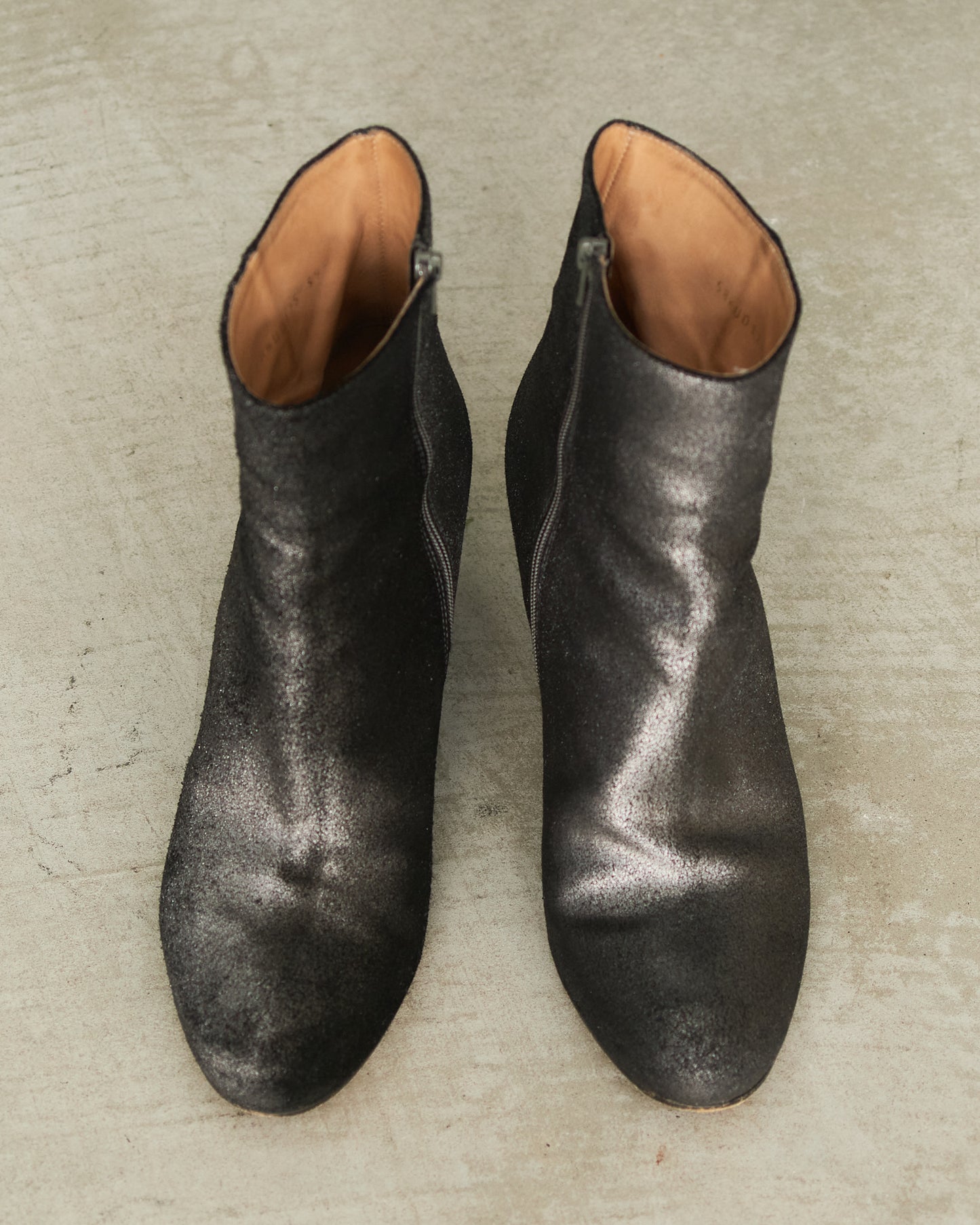 Maison Margiela Grey Sparkle Boots