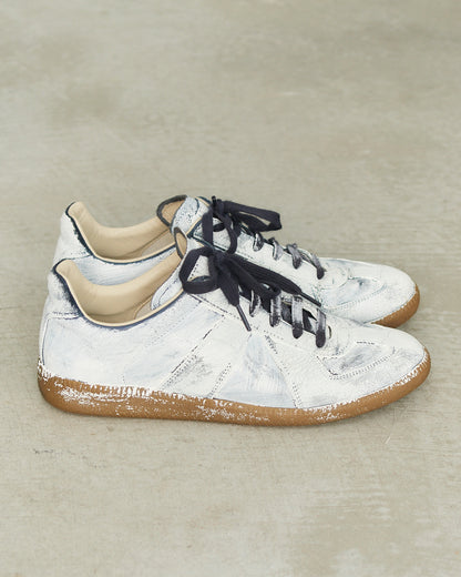 Maison Margiela White Painted Replica Sneakers