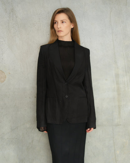 Maison Margiela Black Layered Blazer