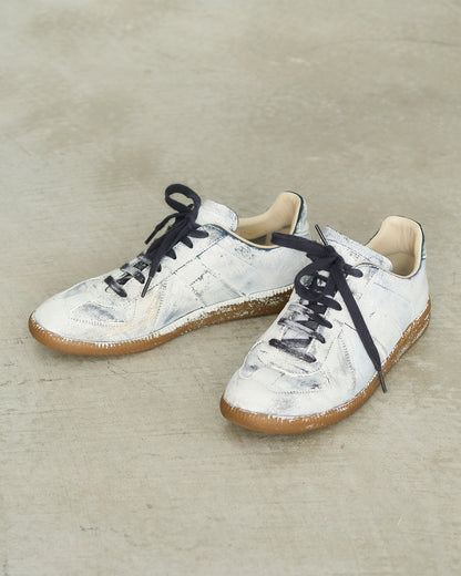 Maison Margiela White Painted Replica Sneakers