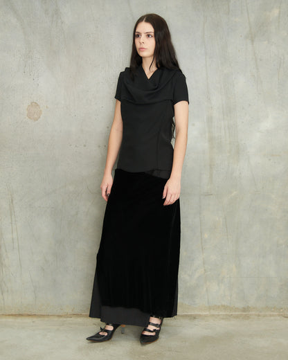 Maison Margiela Black Drape Top