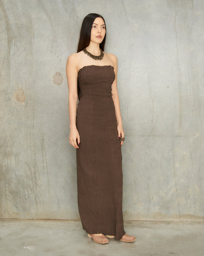Buffle Strapless Stretch Dress