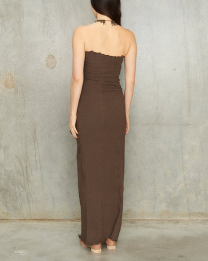 Buffle Strapless Stretch Dress