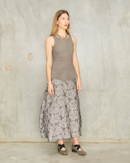 Dusty Grey Stretch Tank Top