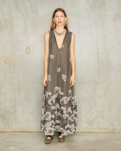 Gris Acier Lace Dress