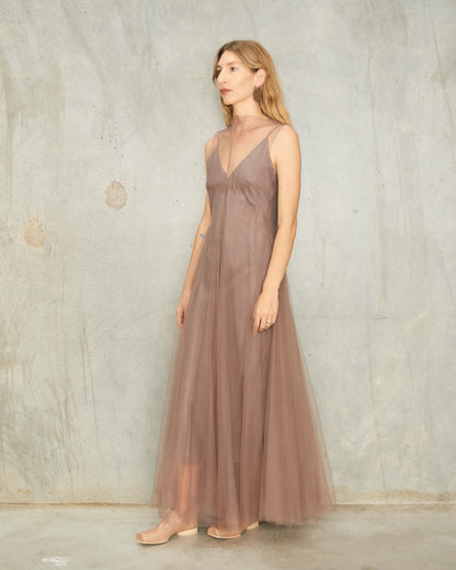 Moka Sleeveless Tulle Dress