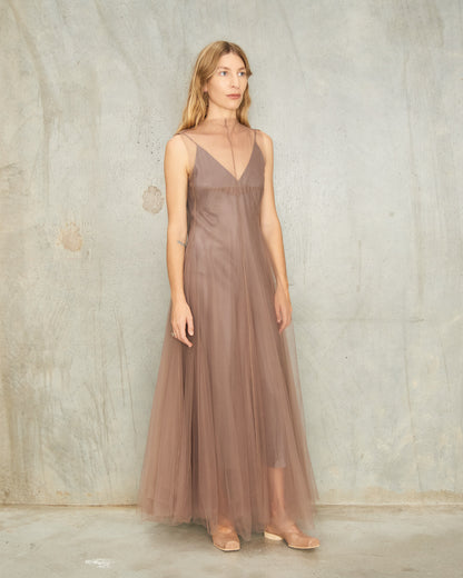 Moka Sleeveless Tulle Dress