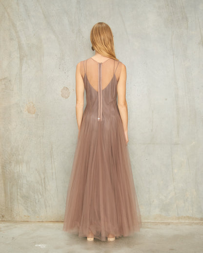 Moka Sleeveless Tulle Dress